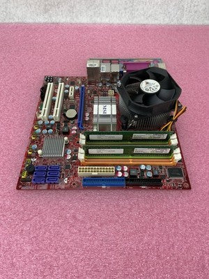 MSI MS-7521 Motherboard Intel Pentium Dual Core E2220 2.4GHz 2GB RAM w/IO