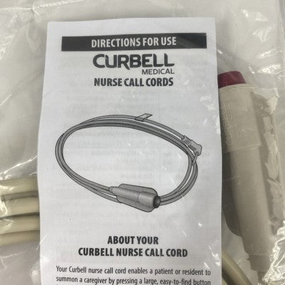 Curbell CC144-010 Nurse Call Cords One Button