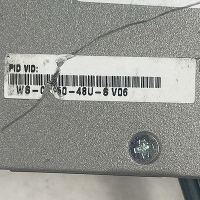 Cisco Catalyst WS-C3850-48U-S V06 48 Port Switch Tested w/C3850-NM-2-10G 2x PSUs