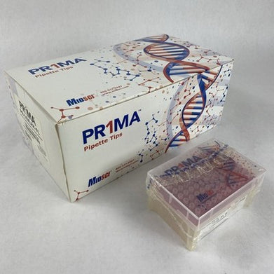 PR1MA PR-10XLRK-FL 10µl XL Clear Racked PR1MA Barrier Tips Pack - 960 Total Tips