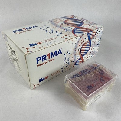 PR1MA PR-10XLRK-FL 10µl XL Clear Racked PR1MA Barrier Tips Pack - 960 Total Tips