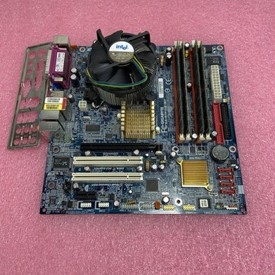Gigabyte 8I915GMF Motherboard Intel Pentium 4 3GHz 3GB RAM w/IO Shield Bad Cap