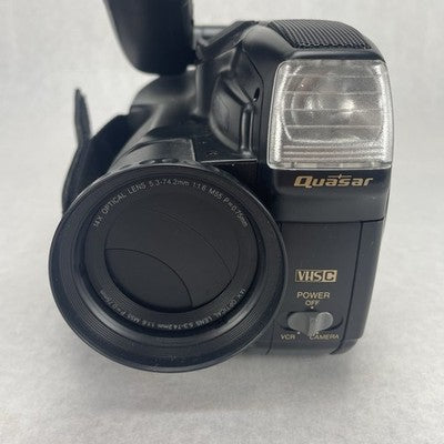 Quasar Palmcorder VM-D51 Compact VHS VHSC Camcorder HD Zoom