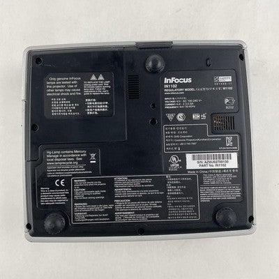 Infocus IN1102 DLP Lamp 1280x800 453 Hours W/ Assecories