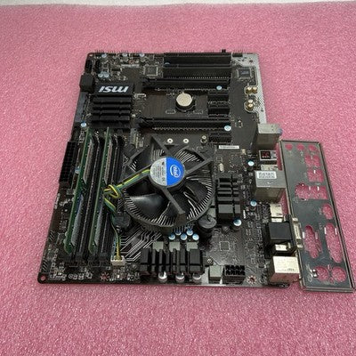 MSI MS-7971 Motherboard Intel Core i5-6600K 3.5GHz 8GB RAM w/Shield