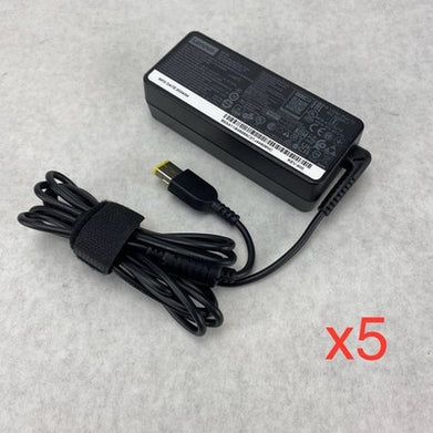 Lenovo 5A10V03250 20V 3.25A 65 WA19-065N2A AC Adapter (Lot of 5)