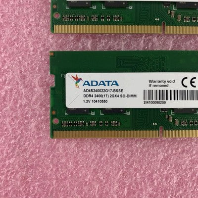 ADATA 2 GB AD4S240022G17-BSSE DDR4 2400 SO-DIMM 1.2 V Laptop Ram Lot of 2x