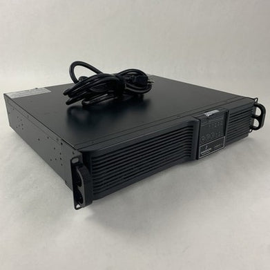 Emerson Liebert PS1000RT3-120W 1000VA UPS Tested No Batteries Cracked Faceplate