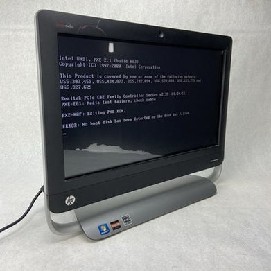 HP TouchSmart 320-1030 AIO AMD A4-3400 2.7GHz 4GB RAM No HDD No OS No AC