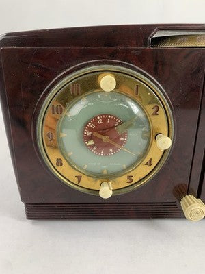 GE General Electric 515 Vintage Radio Alarm Clock - Parts or Repair