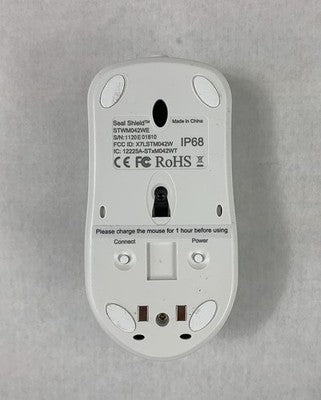 Seal Shield STWM042WE Mouse and Charging Base