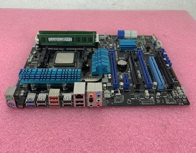 Asus MSA99FX Pro R2.0 Motherboard AMD FX-8350 4GHz 8GB RAM 2 Sticks No Shield