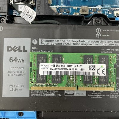 Dell Precision 3561 15.6" i5-11500H 2.90GHz 16GB RAM Quadro No SSD/OS/AC - READ