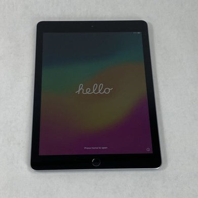 Apple iPad 6th Gen A1893 32GB 9.7" Wi-Fi Space Gray IOS 17.7.10