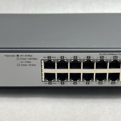 HP ProCurve J9145A 2910AL-24G 24 Port Gigabit Switch Tested & Reset