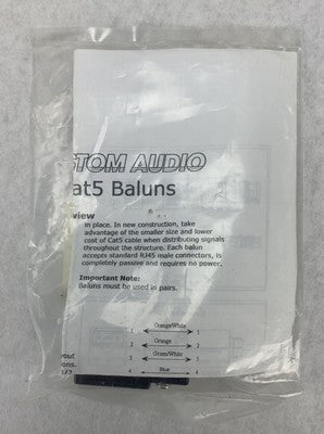 MCM 50-7745 BNC Male to RJ45/Screw Video Balun
