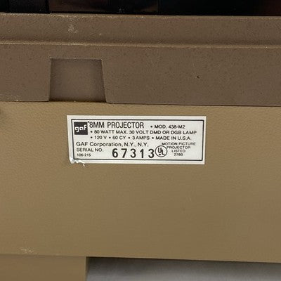 Gaf Z 2388 Zoom Lens Still Automatic Load