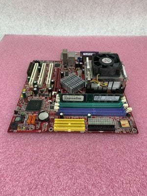 Micro Star MS-6743 Motherboard Intel Celeron 2.4GHz 512MB RAM w/IO