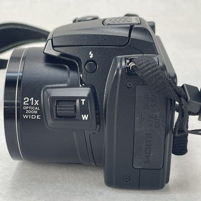 Nikon Coolpix L120 14.1MP Compact Bridge Camera 21x  Small Screen Crack Tested