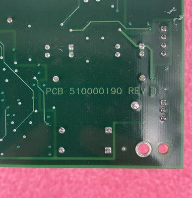 Waters 510000190 REV D 210000190 F PCB Control Board