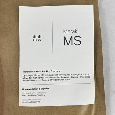 Cisco Meraki Stacking Cable MA-CBL-40G-1M Open Box