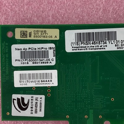 IBM 46K6734 Port PCIe x1 Async Neo 4p HiPro