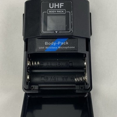 UHF Body Pack Wireless Microphone No Batteries No Microphone Lot of 2