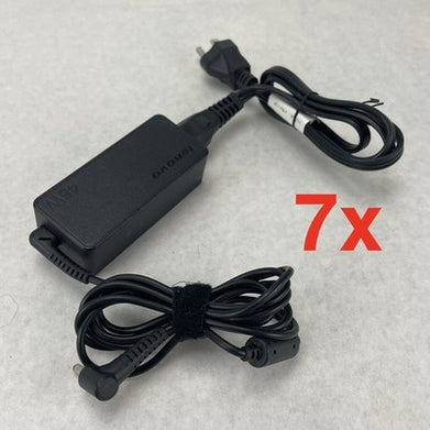 Lenovo AC Adapter 45W Small Tip Mixed Lot of 7
