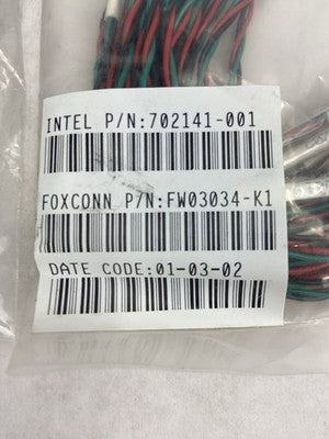 FOXCONN FW03034-K1 (2 packs of 20) 3-PIN Wires - Intel PN 702141