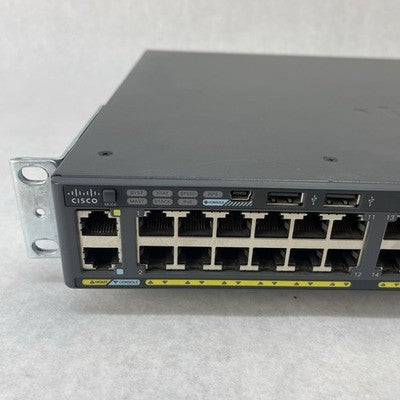 Cisco WS-C2960X-48FPS-L 48 GigE PoE V06 - Tested