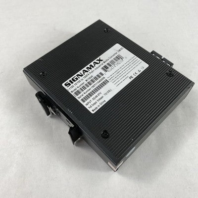 Signamax I-1100 10/100 to 100FX PoE+ Industrial Media Converter SM/SC