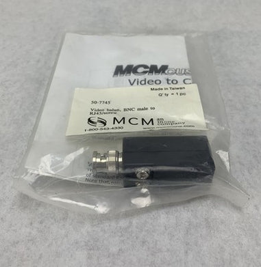 MCM 50-7745 BNC Male to RJ45/Screw Video Balun
