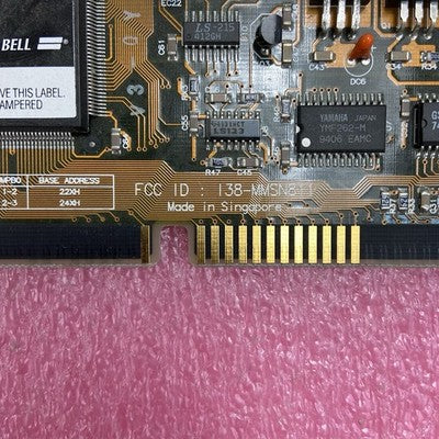 Packard Bell Modem / Sound Card - FCC ID: 138-MMSN811