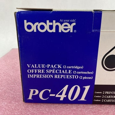 Brother PC-401 Printing Cartridges Value pack 2 Cartridges
