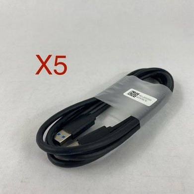 Dell 5KL2E05502 SuperSpeed USB 3.0 A to B Cable 6ft Lot of 5