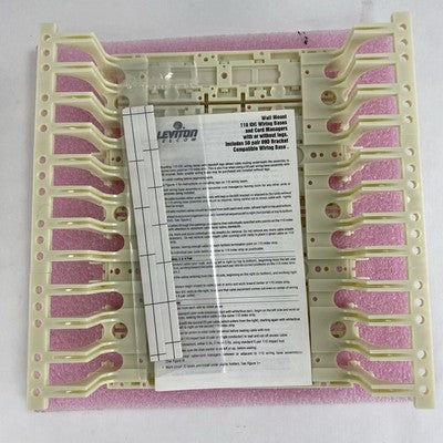 Leviton 41AW2-100 Wall Mount Wiring Base W/Legs Lot of 2