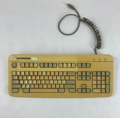 Gateway 2000 2189013-00-002 PS/2-Wired Mechanical Keyboard - Severe Yellowing