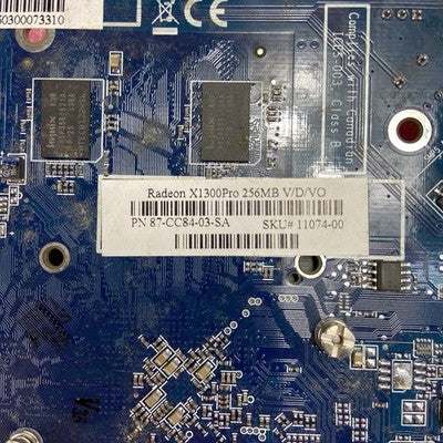 Sapphire ATI Radeon X1300Pro 256MB GDDR3 PCIe x16 Graphic Card 109-A67631-00