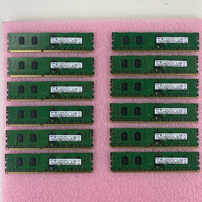 Samsung M393B5773CH0-CH9 2 GB 1Rx88 PC3-10600R Server Memory Module Lot of 12