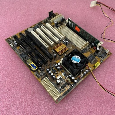 PC Chips M571 Motherboard Intel Pentium MMX 233MHz 64MB RAM 3x ISA