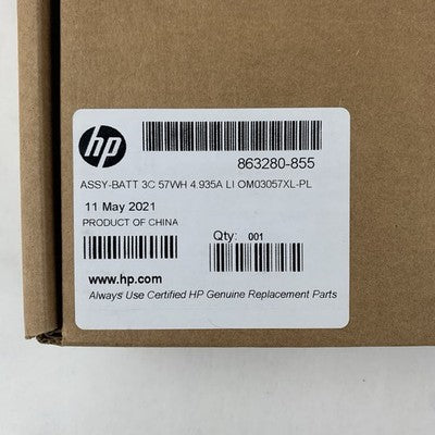 HP 863280-855 OM03057XL-PL ASSY Battery New OEM