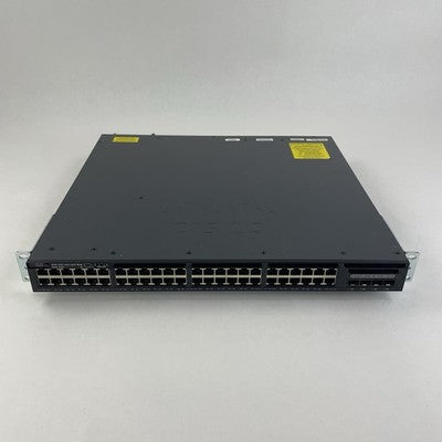 Cisco WS-C3650-48PS V05 48-Port PoE+ Switch 1x PSU Tested Reset