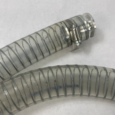 Newage Vardex 1.250 ID x 1.634 OD 5.5ft Steel Wire Reinforced PVC Suction Hose