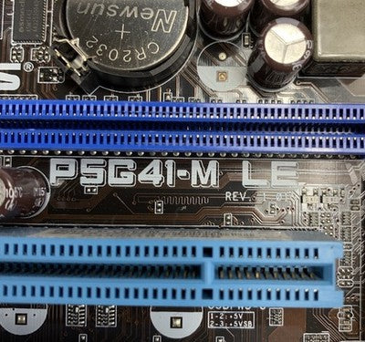 Asus P5G41-M LE Motherboard Pentium Dual-Core E6300 2.8GHz 2GB RAM w/ Shield