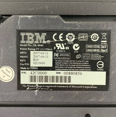IBM 1723-17X 1U Flat Panel Console Kit - Parts or Repair