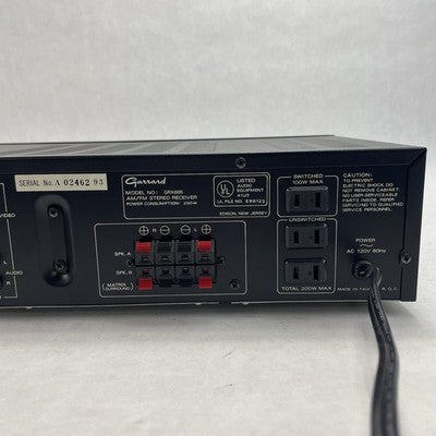 Garrard GRX665 AV Receiver Tested