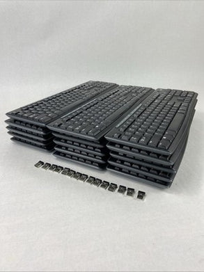 Lot of 15 Logitech K270 Wireless Keyboards  - Dongles Included -  Needs Pairing