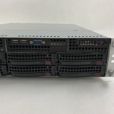 Supermicro 825-7  2U Server X8DTU-F w/ 2x x5677 3.4 GHz 8 GB Ram No OS No HDD