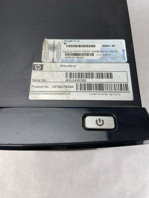 HP Pro 3130 MT Intel Core i3-540 3.07GHz 4GB RAM No HDD No OS