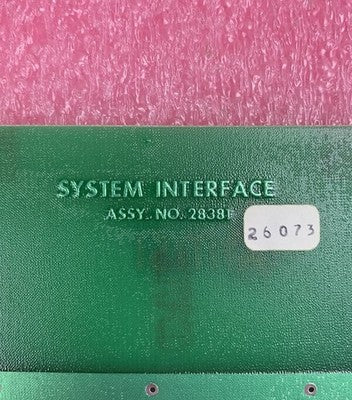 MSI 26073 28381 System Interface Assembly